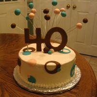 Julia's 40Th Birthday This cake was for my best friend's 40th birthday. 10" round iced in buttercream with fondant.