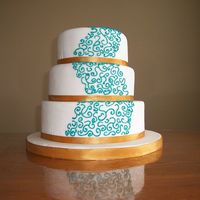 East Meets West My first attempt at fondant. A little rough but I still think it turned out okay.