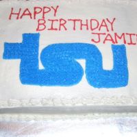 Tennessee State University Cake Birthday cake for an alumni of Tennessee State University