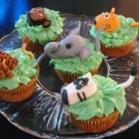 Jungle Animals Here is the view of all of them. All made of fondant.