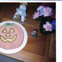 Pumpkin Covered in buttercream.