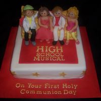 High School Musical First Communion Cake 