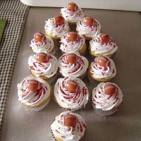 Cupcakes For Football Party Just a few of the cupcakes made for Football party tonight