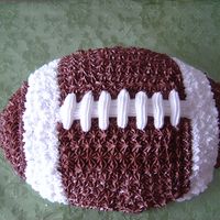 Football Cake Football Cake made for my son's football party tonight.