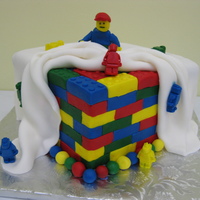 Lego-Like Cake We did this cake with Lego-like ice molds. Great fun. Got idea from CC.