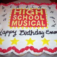 High School Musical Cupcake Cake 