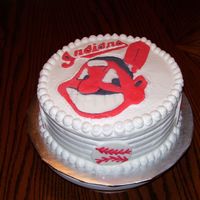 S3.jpg This cake was done for fathers day 2007. This is a four layer double chocolate cake with buttercream icing. The baseballs are made of...