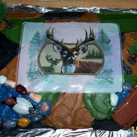 Hunting Cake I made this cake for my Daughter yes my daughter on her 16th birthday and it went over great and I had a blast making it.