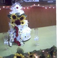 My 1St Cake my first wedding cake