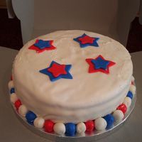 4Th Of July I made this cake very last minute for a 4th of July get together with friends. I was having continuous (!!!) trouble with my MMF - it kept...