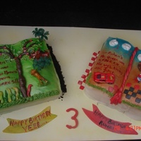 Twins Birthday One Liked Lion King, the other liked Lightning Mc Queen!!