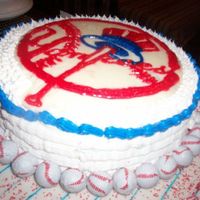 Grooms Yankee Cake Buttercream icing transfer