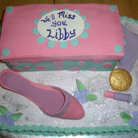 First Shoe And Shoe Box First time with a shoe and a shoebox. Shoe made from modeling chocolate using a template found here on CC. Other decorations in fondant and...