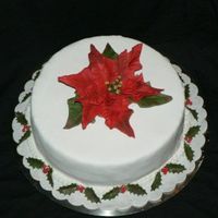 Julekagen.jpg my husbond turn 40 it is a whitemudcake with romchokoladecreame ... and I will serve .. raspberry mousse and passion fruiet mousse to it