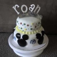 Roan's 1St Birthday Cake Mickey Mouse Cake