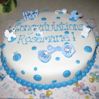 Muct Be Covered In Fondant! Much better than the shoe box and wedding cake I did yesterday - I guess practice does make better! Vanilla cake, fudge filling and fondant...