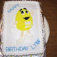 M&m for my best friend's birthday