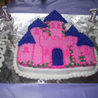 Princess Castle The first birthday cake I ever made for my daughter!!
