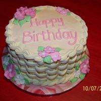 100_0492.jpg Diabetic cream cheese basketweave, royal flowers, carrot cake