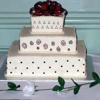 My 1St Wedding Cake This cake was made for my sister-in-law's wedding, which I was also a bridesmaid in, so it was a stressful couple of days! The cake...