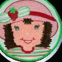 Strawberry Shortcake This is a replica of the Wilton Strawberry Shortcake pan ... they don't sell it in Canada, so I had to do it freehand, much to my...