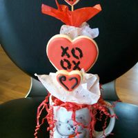 Valentine Bouquet NFSC with antonia74. Cup was found at Good Will store foe .25 cents.
