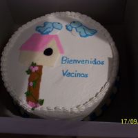 Welcome Neighbor One of my first cakes. I make this for a friend to welcome her new neighbor. This was my the first time I tried FBCT. I learn so much from...