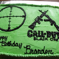 Call Of Duty Cake 