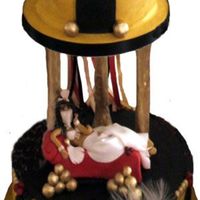 Arabian Theme Two Tier Cake Arabian themed cake