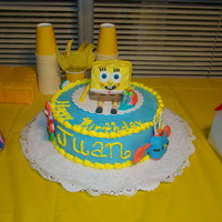 Sponge Bob Cake i made this cake for my nephew, first character cake i make and enjoy it .