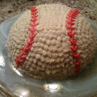 Birthday Cake This is a yellow butter cake I made for my godchild.