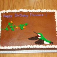 Hummingbird W/ Flowers Hummingbird w/ Flowers