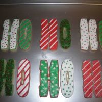 Hohoho Cookies Sugar cookies with royal.