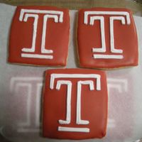 Temple "t" Cookies 