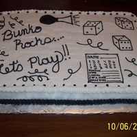 Bunko Cake This cake was made using a 12x18 pan.