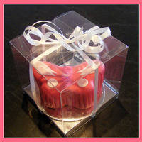 Butterfly chocolate mud cake with fondant