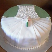 Bride Dress Cake 