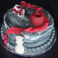 Twilight Series Has all the book covers in one cake!