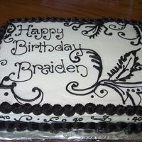 Black And White Matched a plate