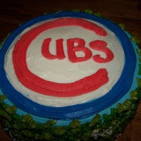 Cubs Cake GO CUBBIES!! Complete with ivy. ;-)This was a rather quick job but it got the idea across. (I was on a major time constraint) The next one...
