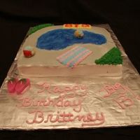 1 Of Two Cakes For A 13Th Bday This didn't turn out the way I wanted. Hopefully the customer will like it as they didn't know the picture I had planned in my...