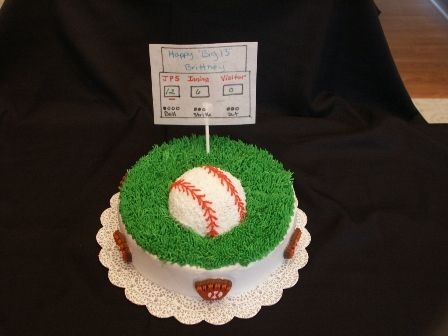 2Nd Cake Mother wanted a softball and swimming theme since that's what her daughter likes. I opted for two smaller cakes so the themes would...