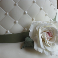 Cypress I baked this and made the gumpaste flowers at home, then filled, iced and assembled the cake at a Marriott Residence Inn 2 hours from home...