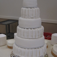 Pleated Mishap OK, so I wasn't going to post this photo because of the way the pleats look, but here goes. Unfortunately, someone decided to "...