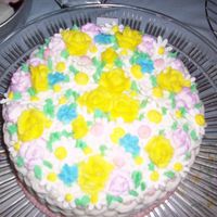 The Top This is the top of the basket weave cake.