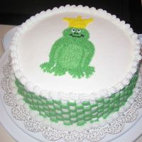 Frog Prince This was for a baby shower in which the mom to be decorated the nursery in Pottery Barn for Kids Alphabet Soup.