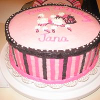 Pink Poodle This was for my oldest daughter's 5th birthday.