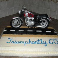 60Th Birthday Carrot cake with cream cheese icing