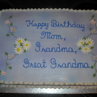 93Rd Birthday I made this for my husbands 93 year old grandmother. she just loves daisies