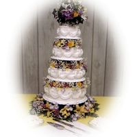 Wendy tall tier floral with swags